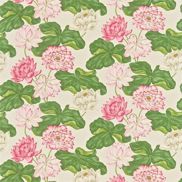 Kew Fuchsia/Ivory Fabric by Sanderson