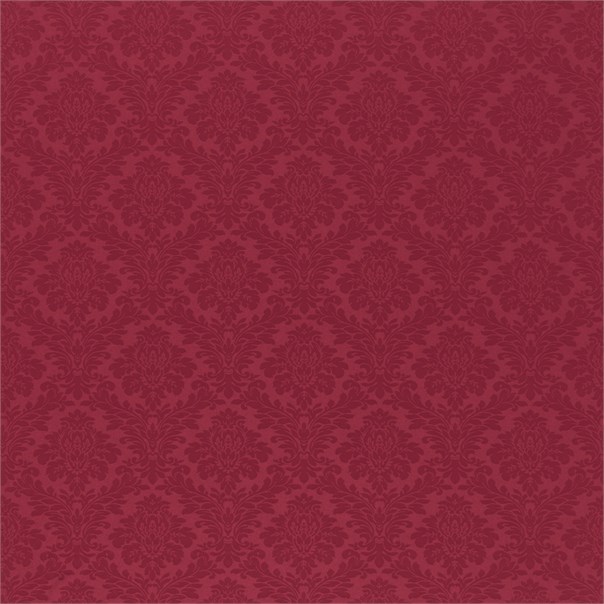 Lymington Damask Claret Fabric by Sanderson