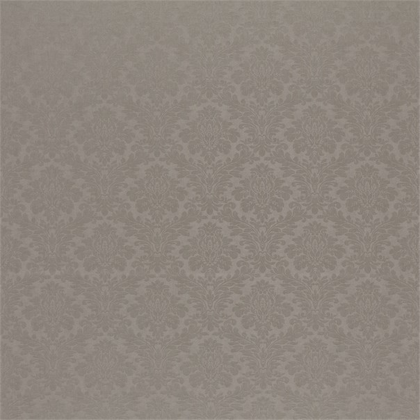 Lymington Damask Smoke Fabric by Sanderson