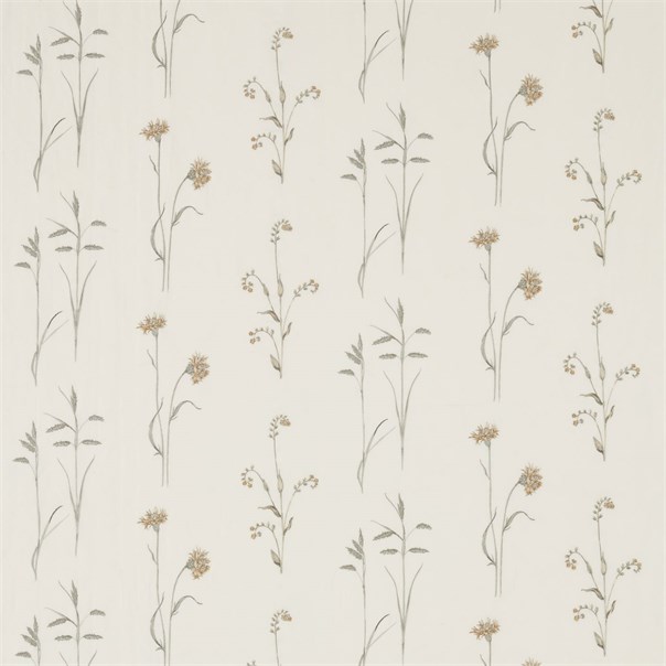 Meadow Grasses Sage/Honey Fabric by Sanderson