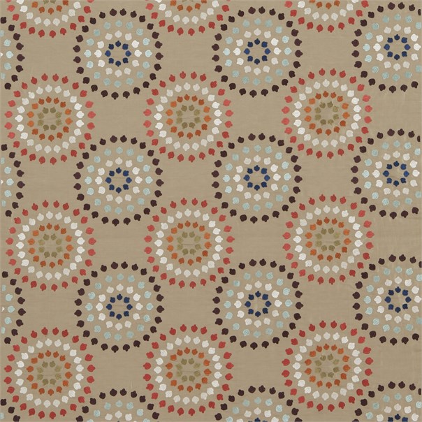 Poplin Russet/Topaz Fabric by Harlequin