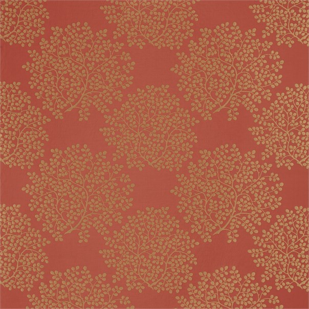 Lindos Coral Fabric by Sanderson