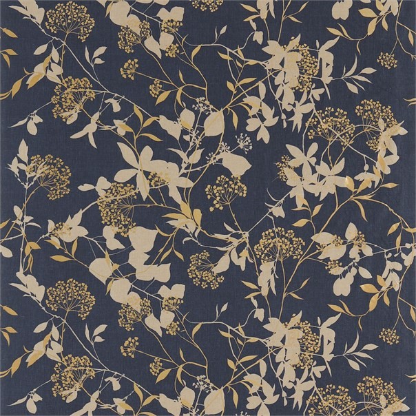 Fusion Denim Gold and Cappuccino Fabric by Harlequin