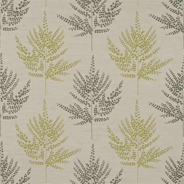 Folium Pistachio/Charcoal Fabric by Harlequin