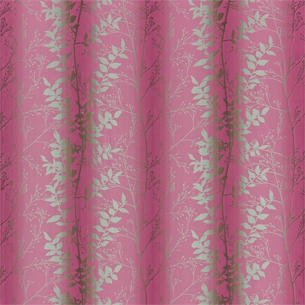 Persephone Magenta/Peat Fabric by Harlequin