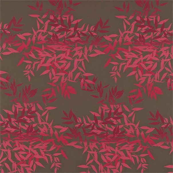 Olea Peat/Chilli Fabric by Harlequin