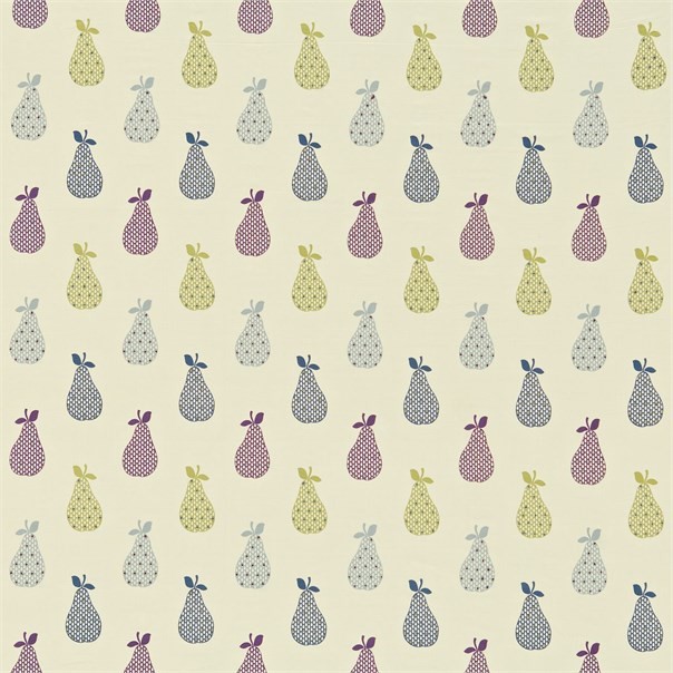 Josefa Cream Mauve Haze Pale Olive Fabric by Harlequin