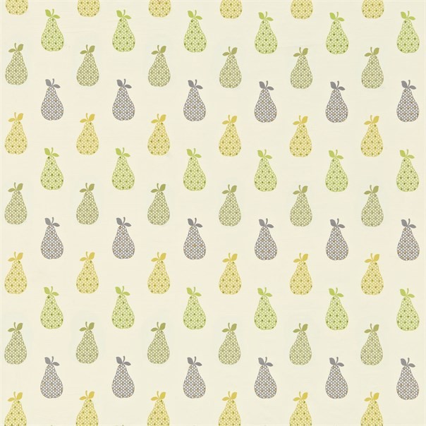 Josefa Cream Zest Olive Stone Fabric by Harlequin