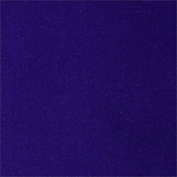 Folia Velvets Indigo Fabric by Harlequin