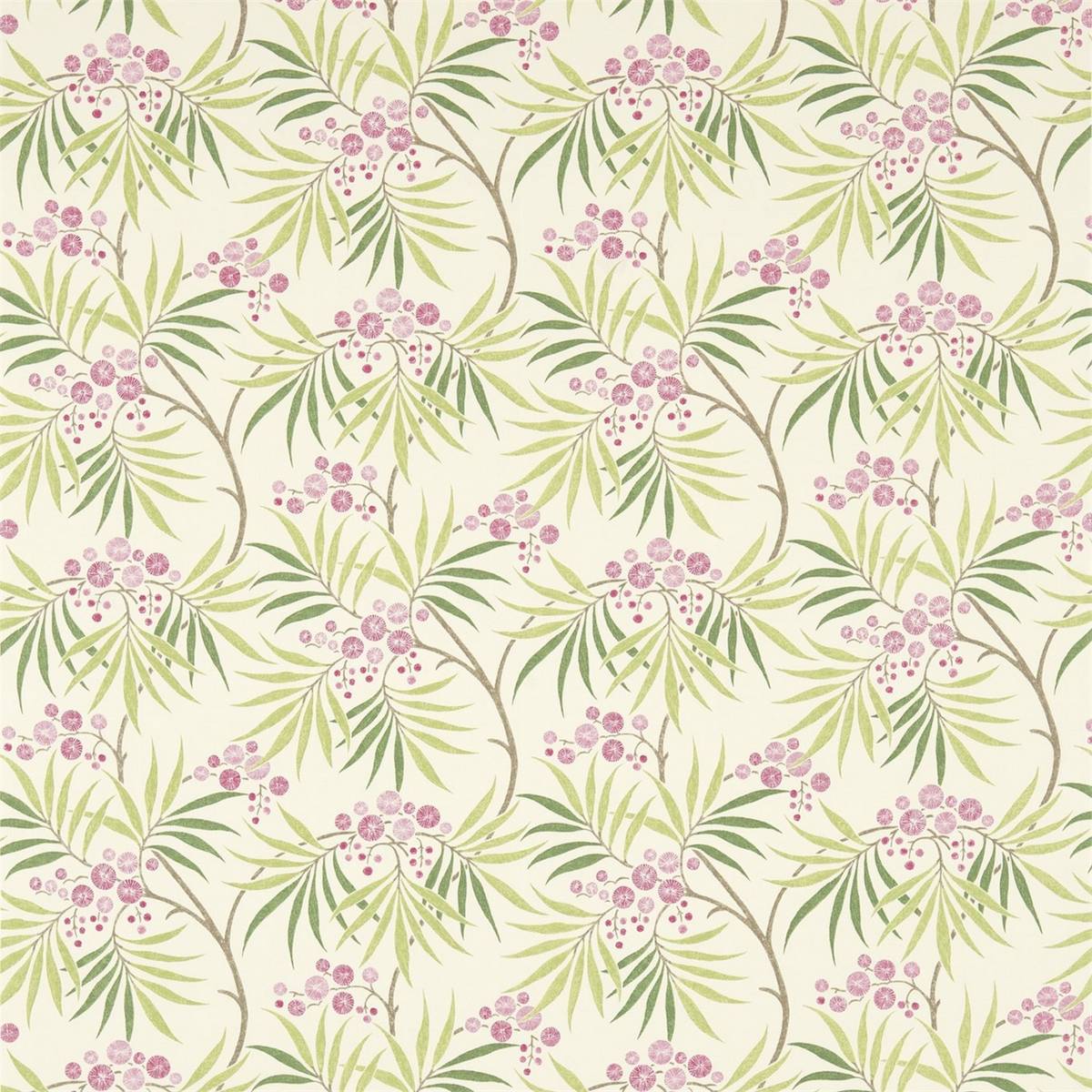 Arberella Berry/Cream Fabric by Sanderson