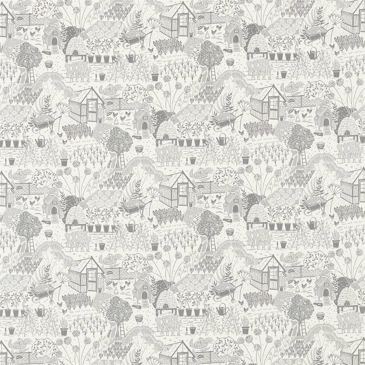 The Allotment Dove Fabric by Sanderson