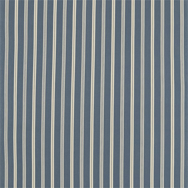 Brecon Indigo/Biscuit Fabric by Sanderson