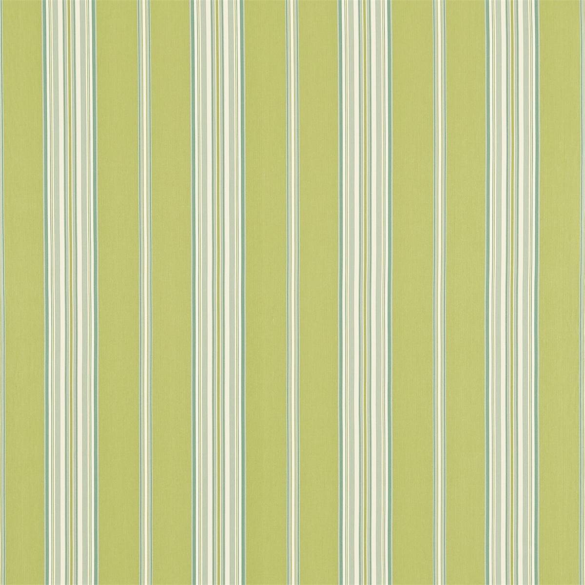 Saxon Pistachio/Sea Blue Fabric by Sanderson