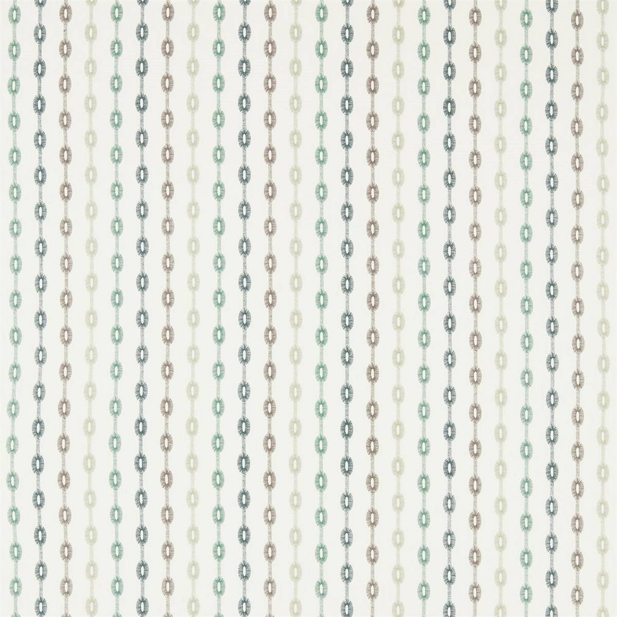 Shaker Stripe Winter Rocket Fabric by Sanderson