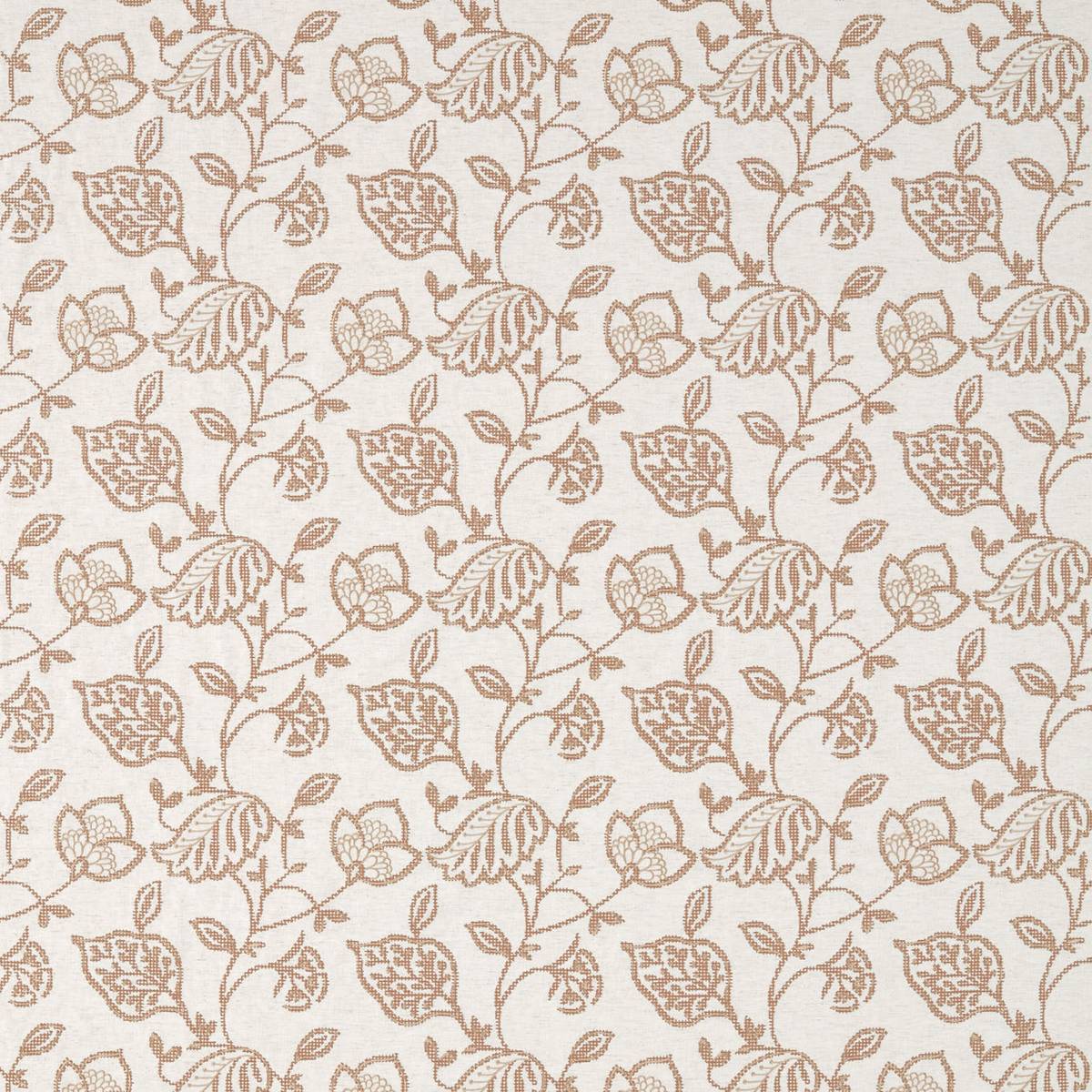 Potton Wood Brick Fabric by Sanderson