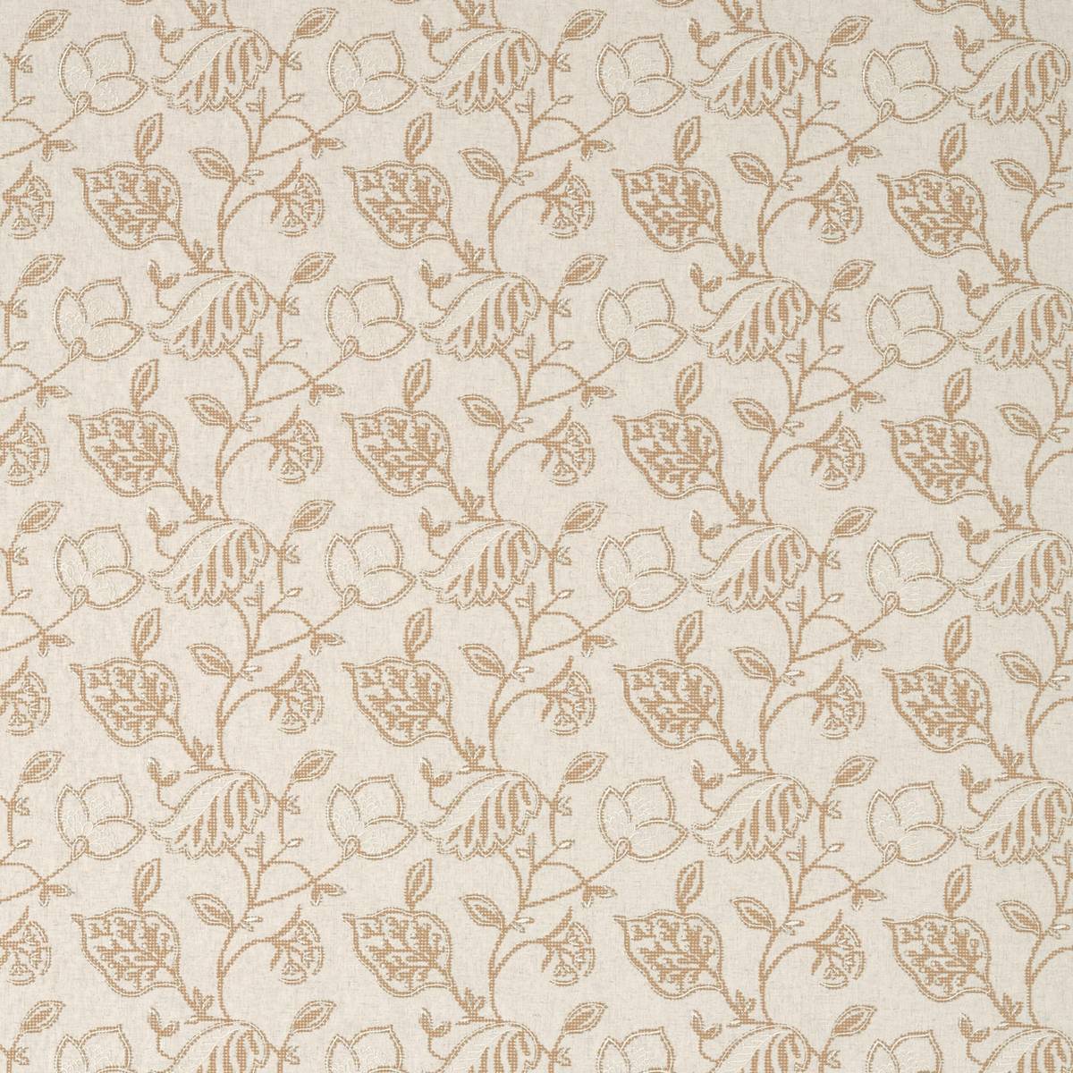 Potton Wood Dijon Fabric by Sanderson