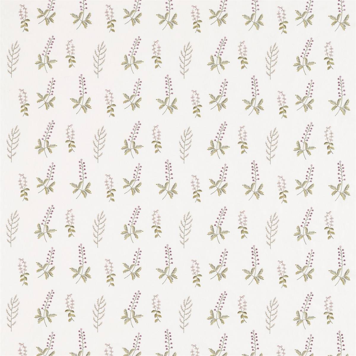 Bilberry Celadon/Fig Fabric by Sanderson