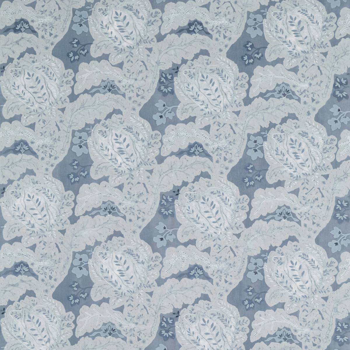 Antheia Blue Stone Fabric by Zoffany