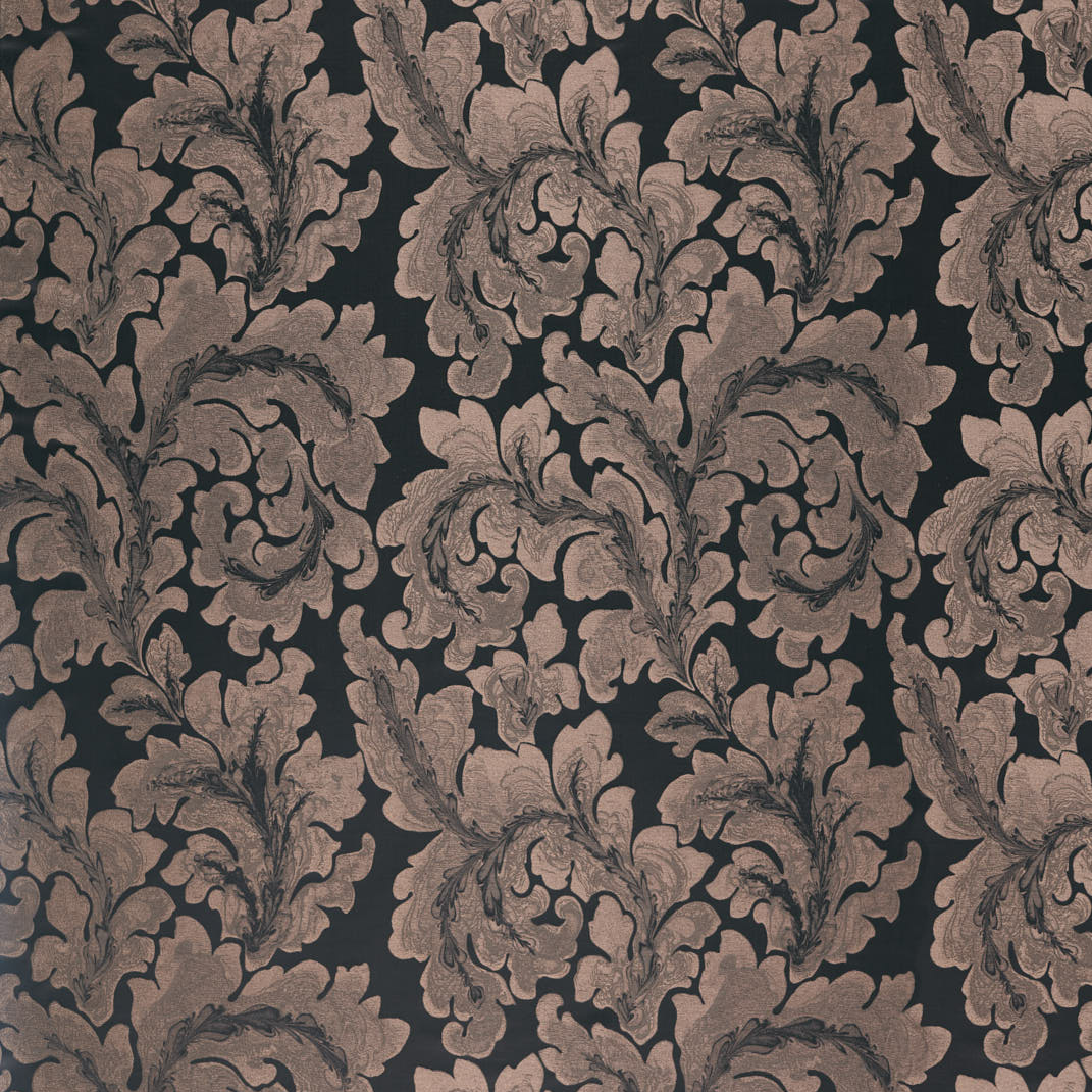 Acantha Silk Quartz/Anthracite Fabric by Zoffany