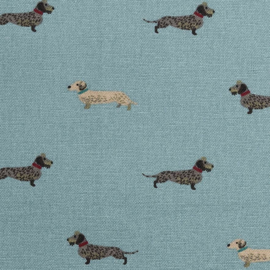 Dachshund Fabric by Sophie Allport