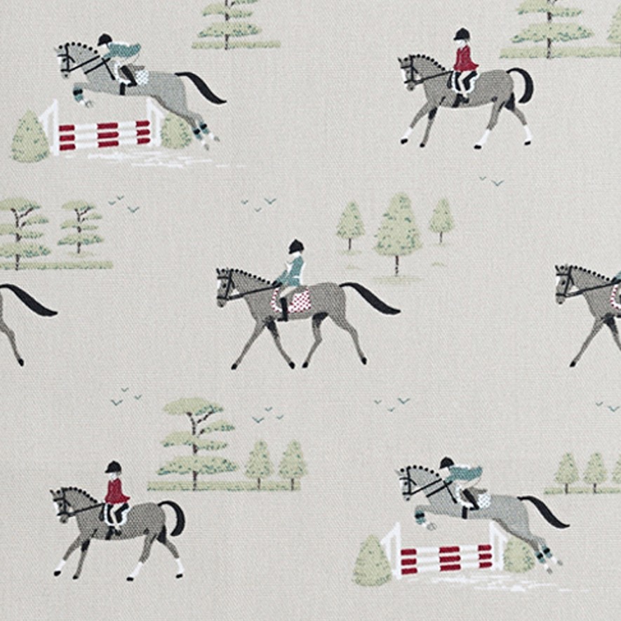 Horses Fabric by Sophie Allport