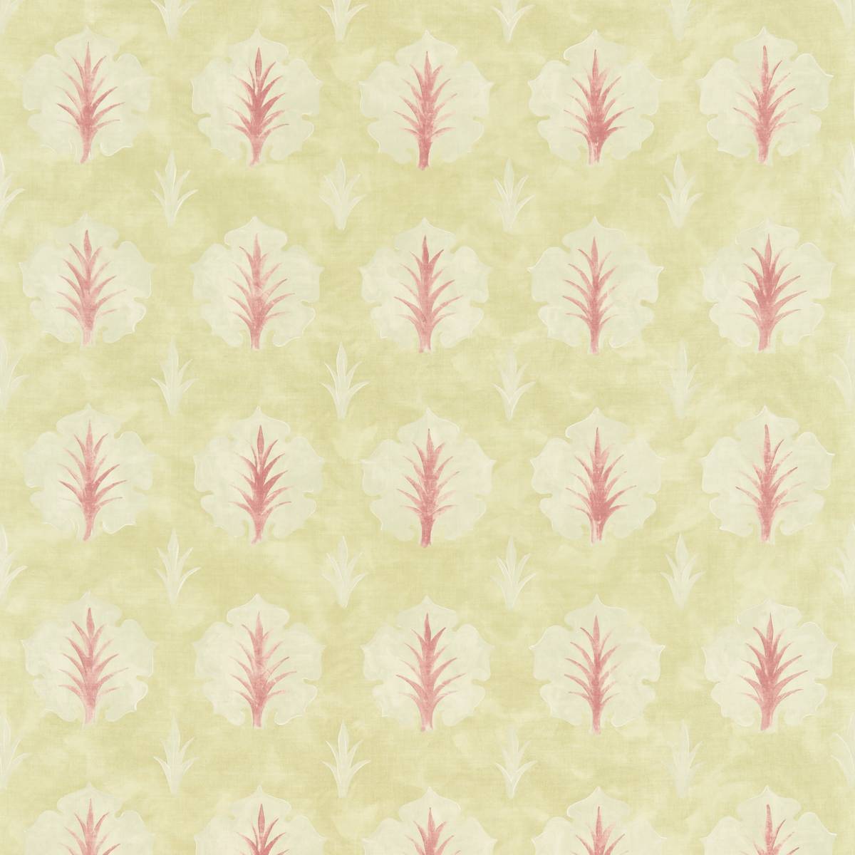 Cinquefoils Soft Green Fabric by Zoffany