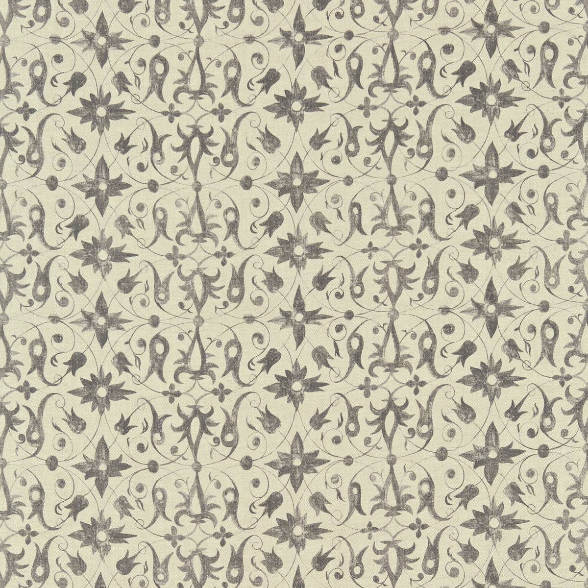 Saffron Walden Charcoal Fabric by Zoffany