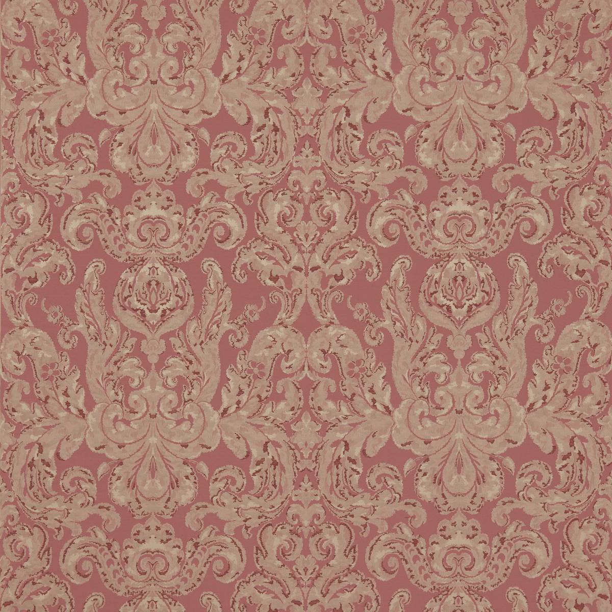 Brocatello Nuovo Faded Coral Fabric by Zoffany