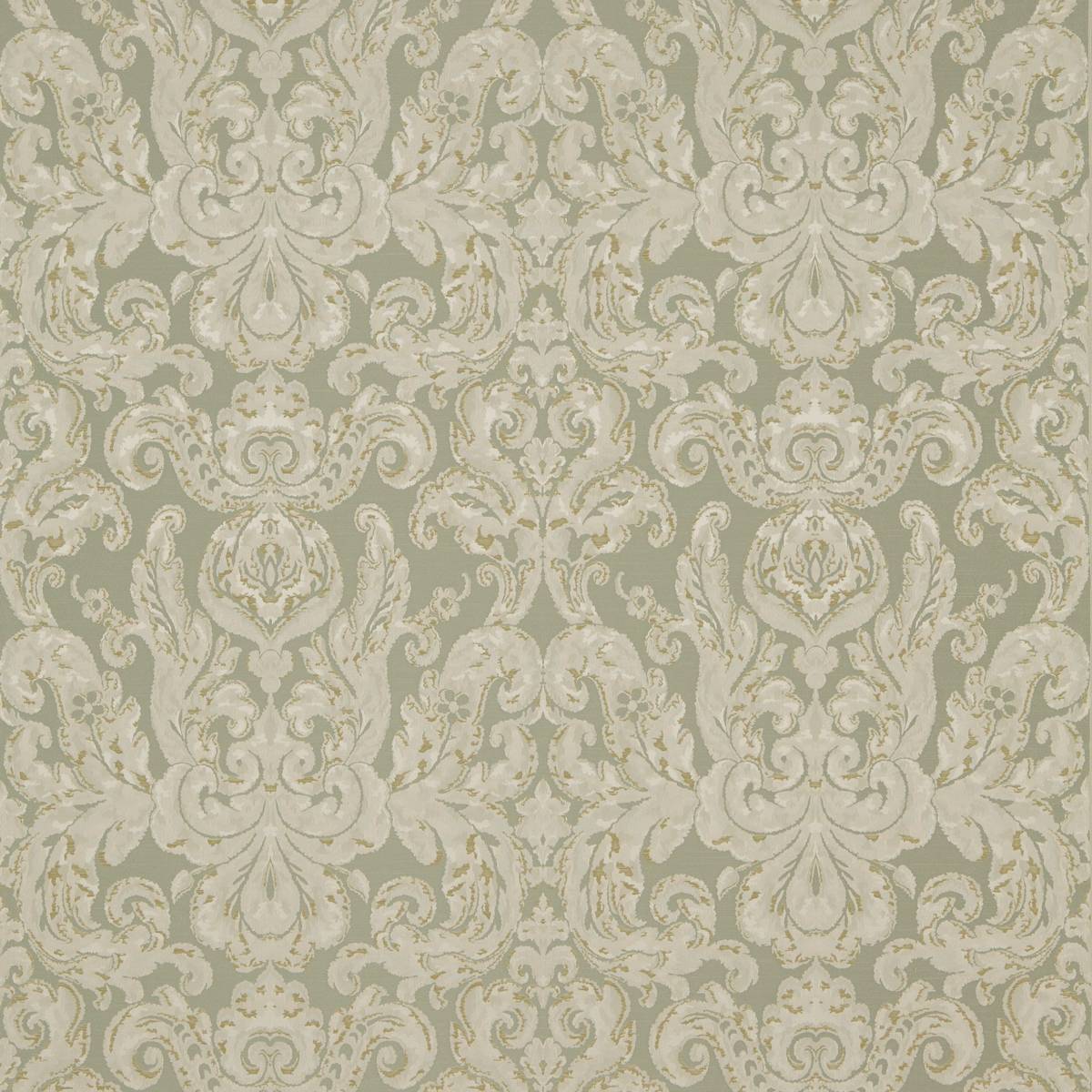 Brocatello Nuovo Sea Green Fabric by Zoffany