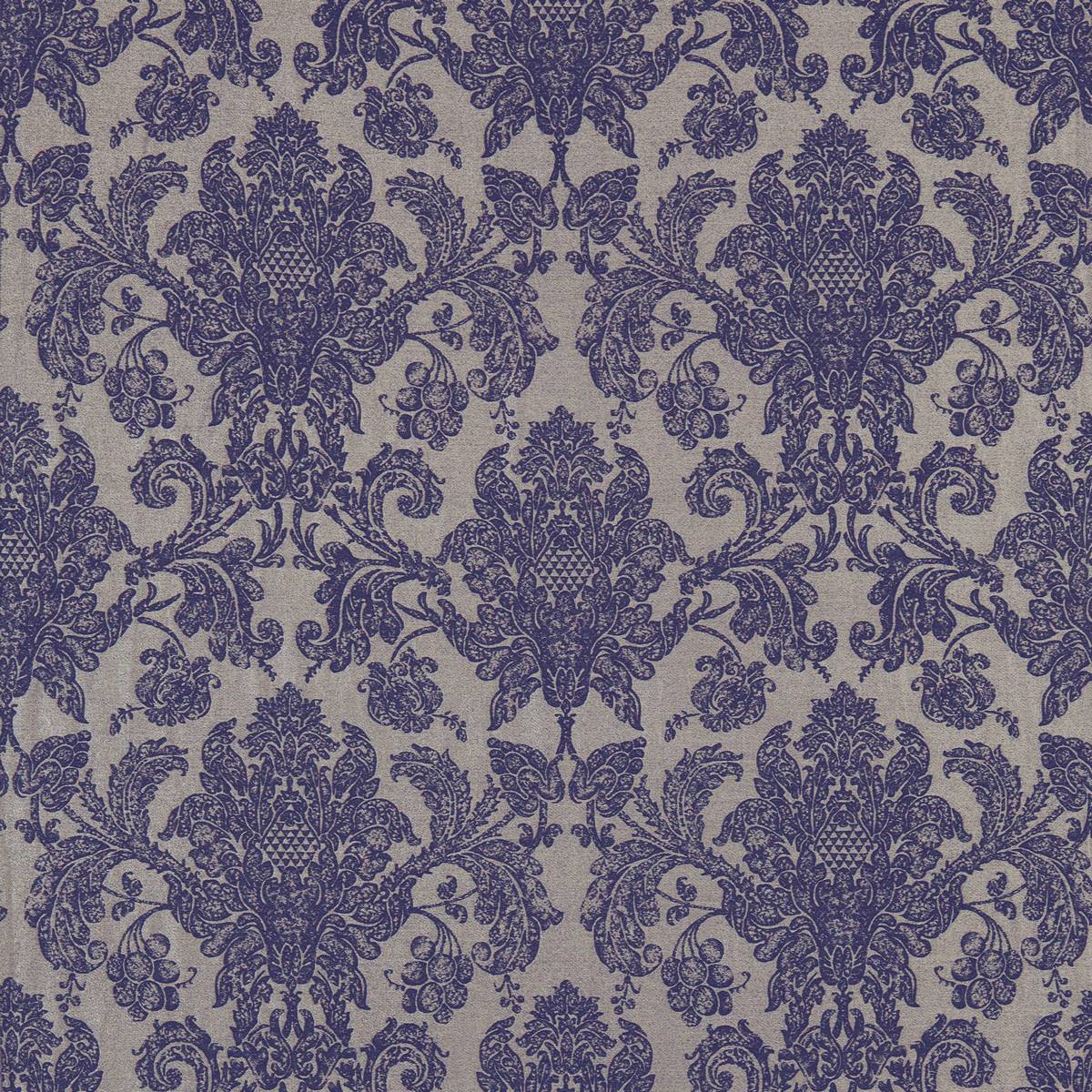 Elena Indigo Fabric by Zoffany