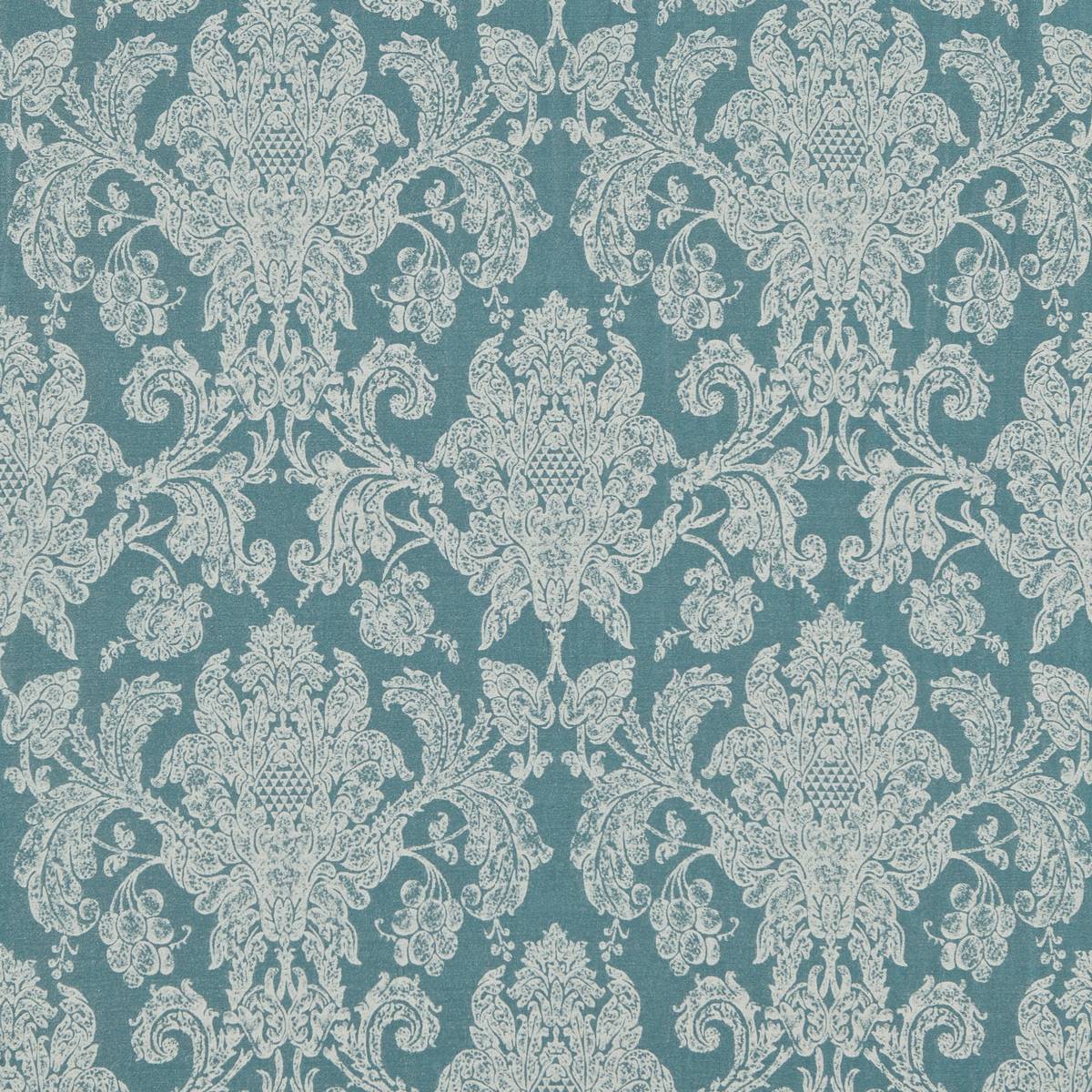 Elena Teal Fabric by Zoffany