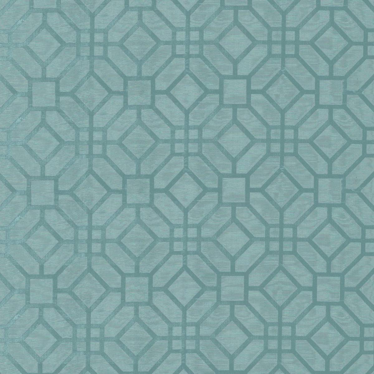 Kira Aqua Fabric by Zoffany