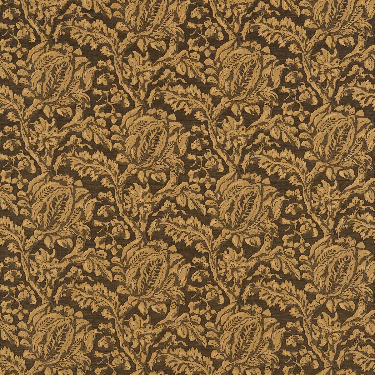 Damasco Antico Ebony Fabric by Zoffany