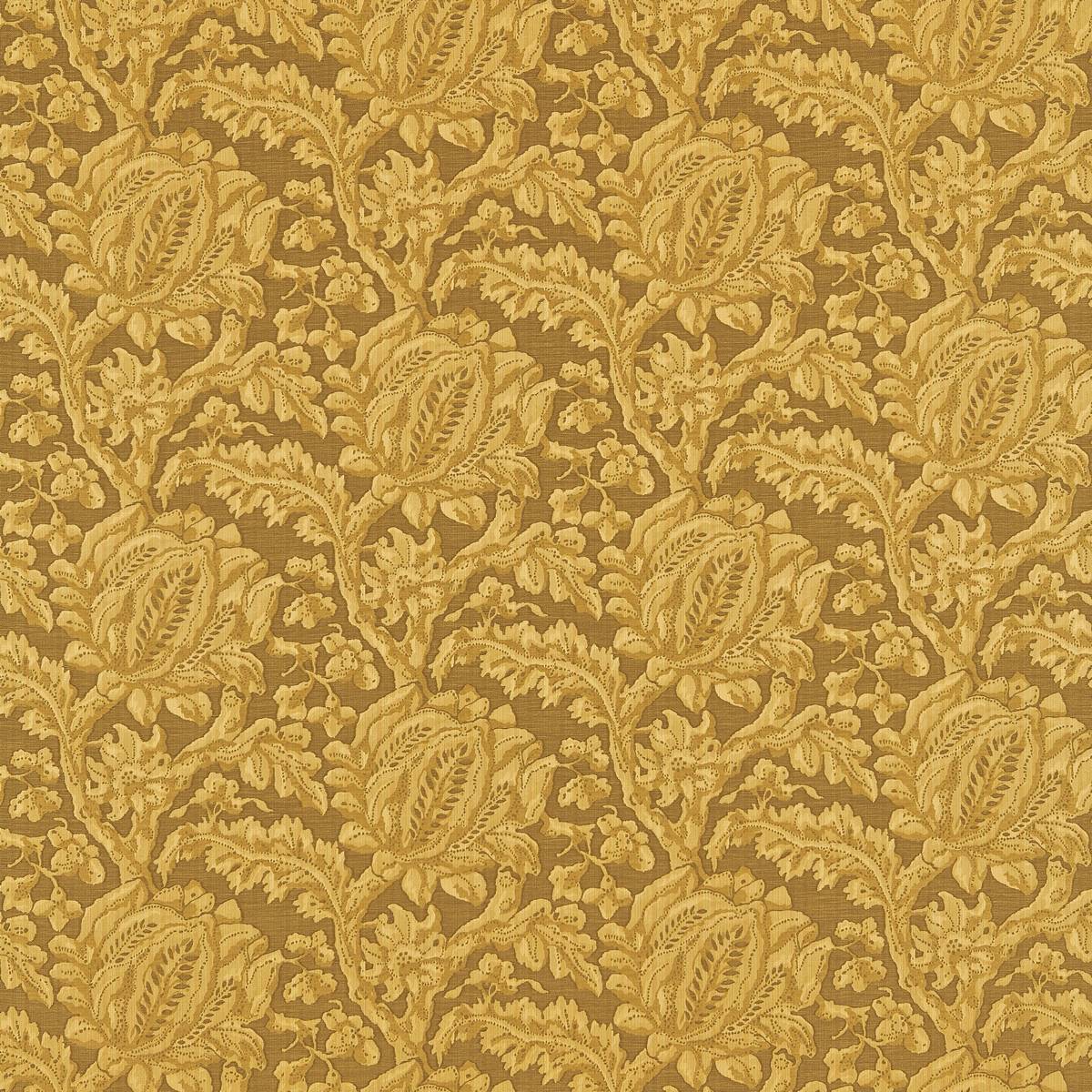 Damasco Antico Gold Fabric by Zoffany