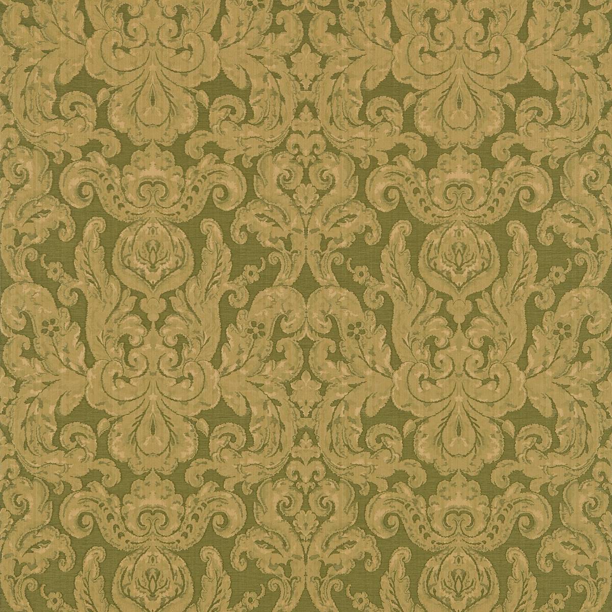 Brocatello Green Fabric by Zoffany