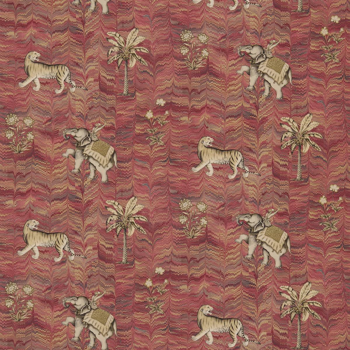 Jaipur Red Fabric by Zoffany