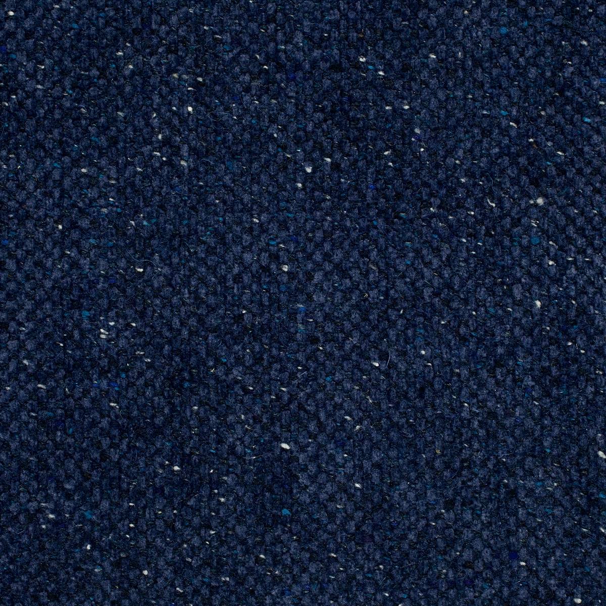 Malin Plain Indigo Fabric by Zoffany