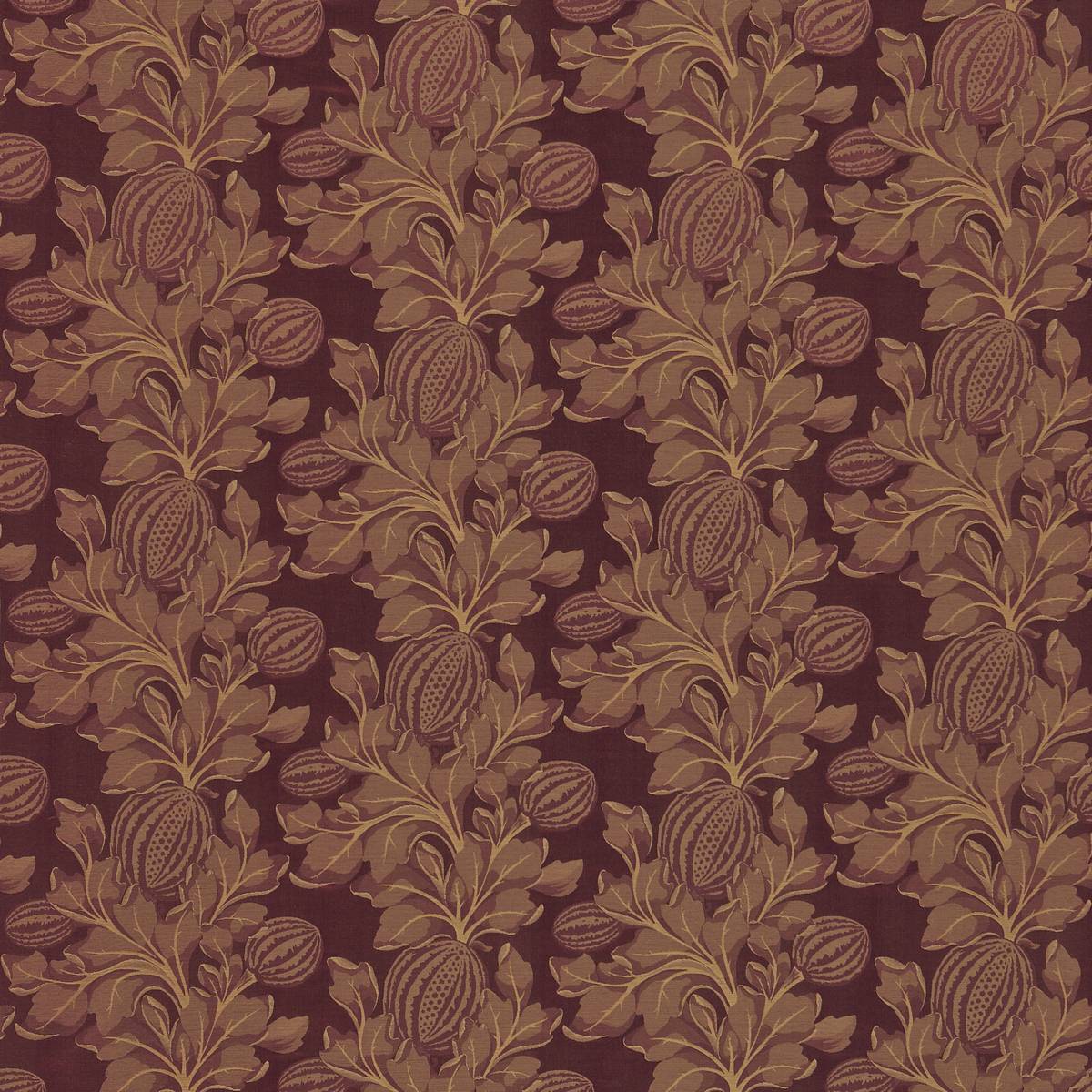 Caspia Claret Fabric by Zoffany