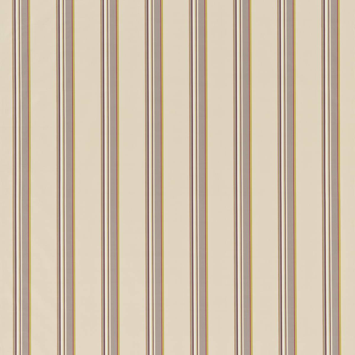Agate Stripe Ivory/Fig Fabric by Zoffany