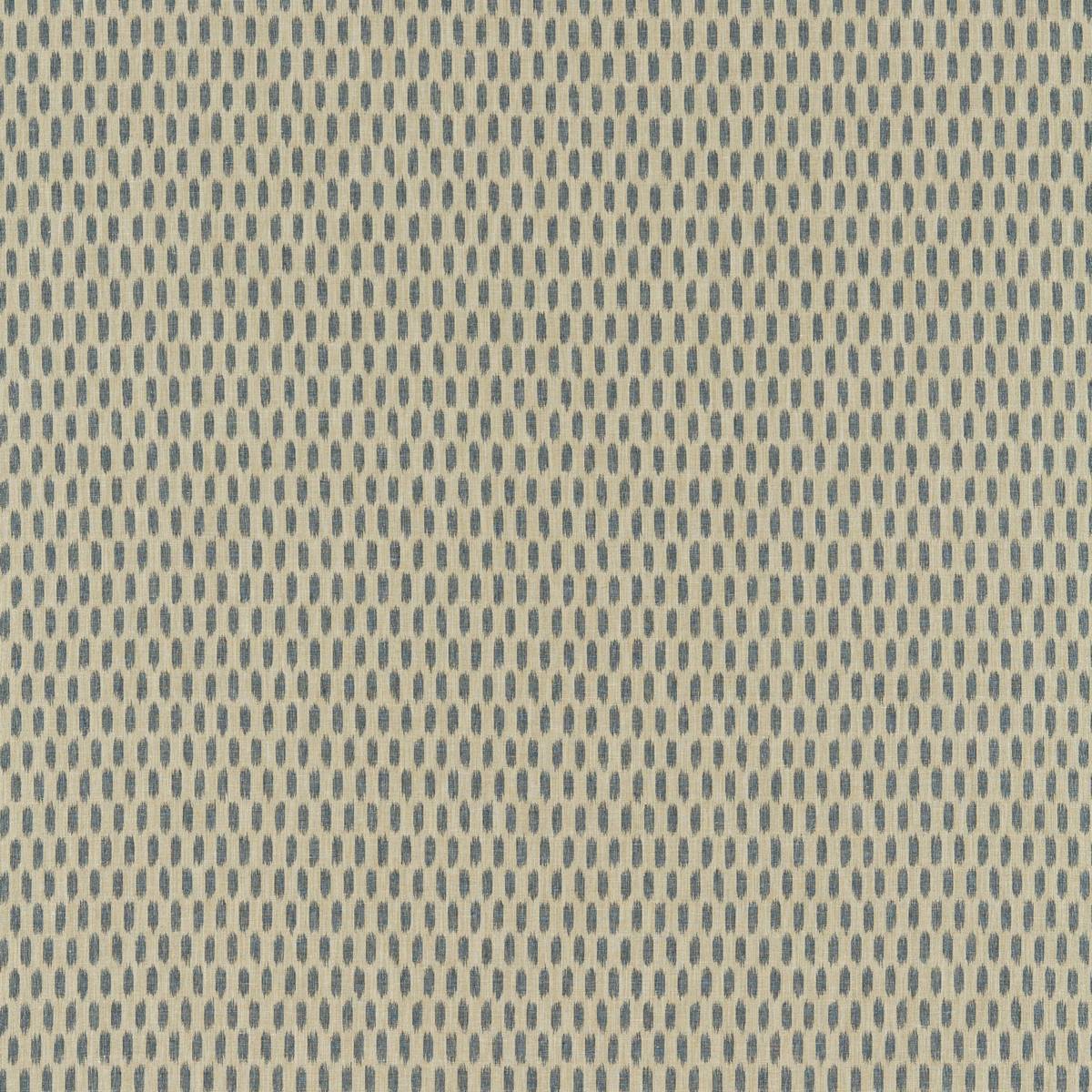 Mazarin Indigo/Linen Fabric by Zoffany
