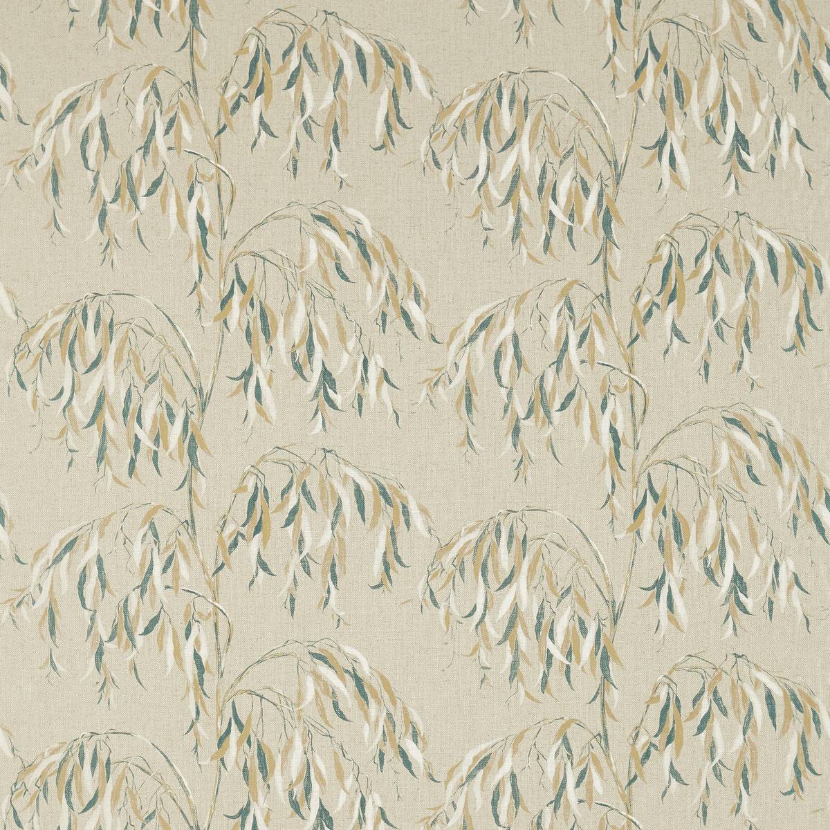 Edinbridge Mist/Teal Fabric by Zoffany