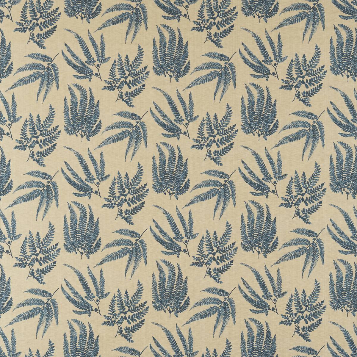 Kernow Indigo Fabric by Zoffany