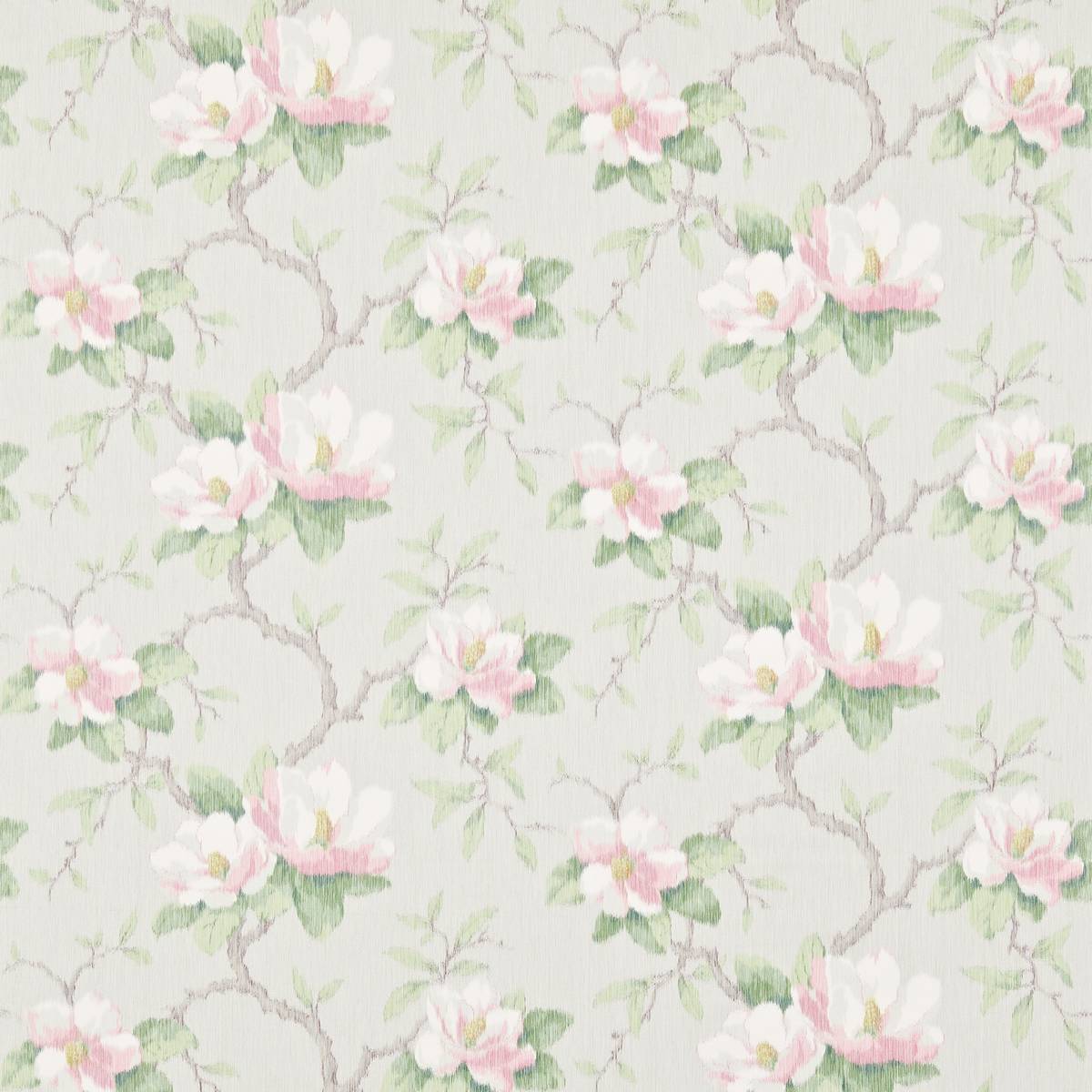 Magnolia Bough Rose Fabric by Zoffany