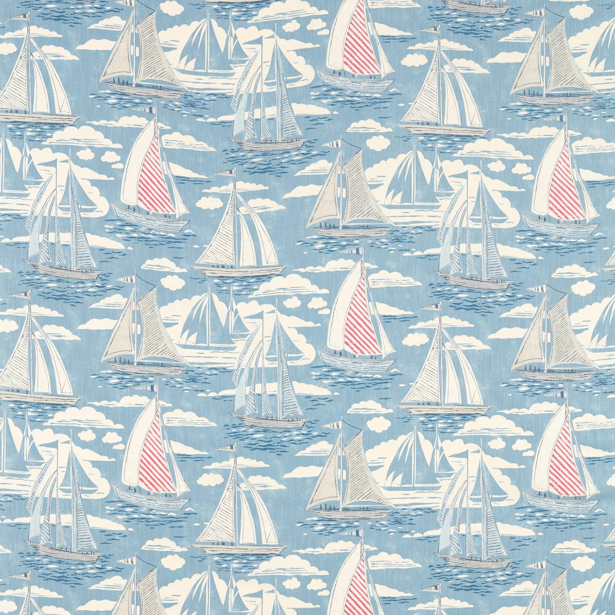 Sailor Nautical Fabric by Sanderson