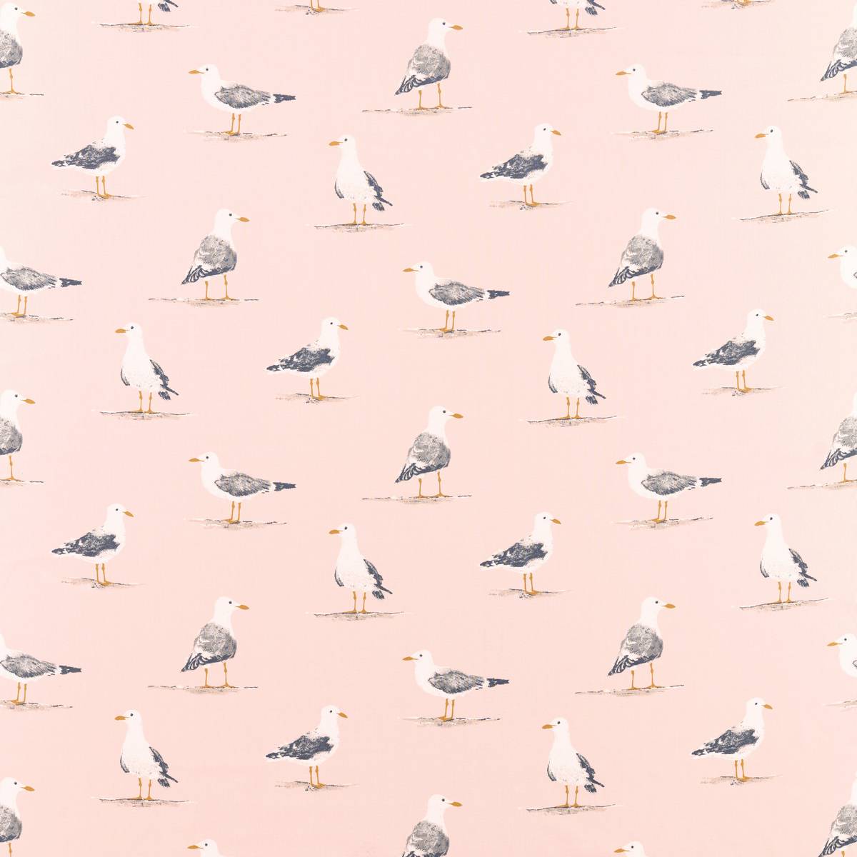 Shore Birds Blush Fabric by Sanderson