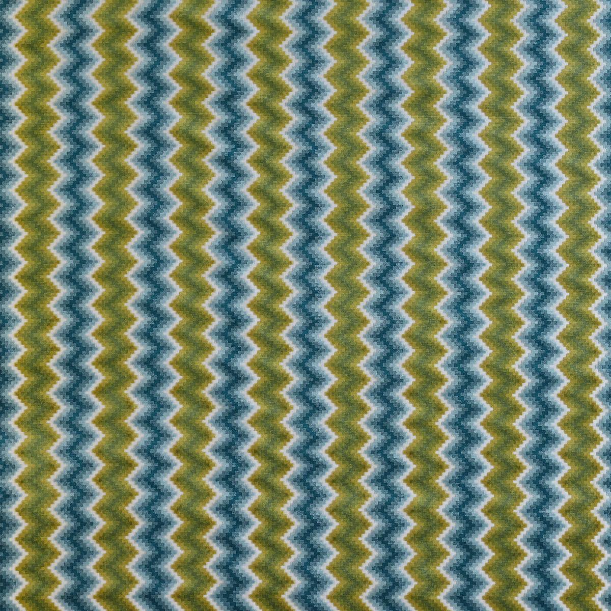 Maseki Emerald/Ochre Fabric by Harlequin