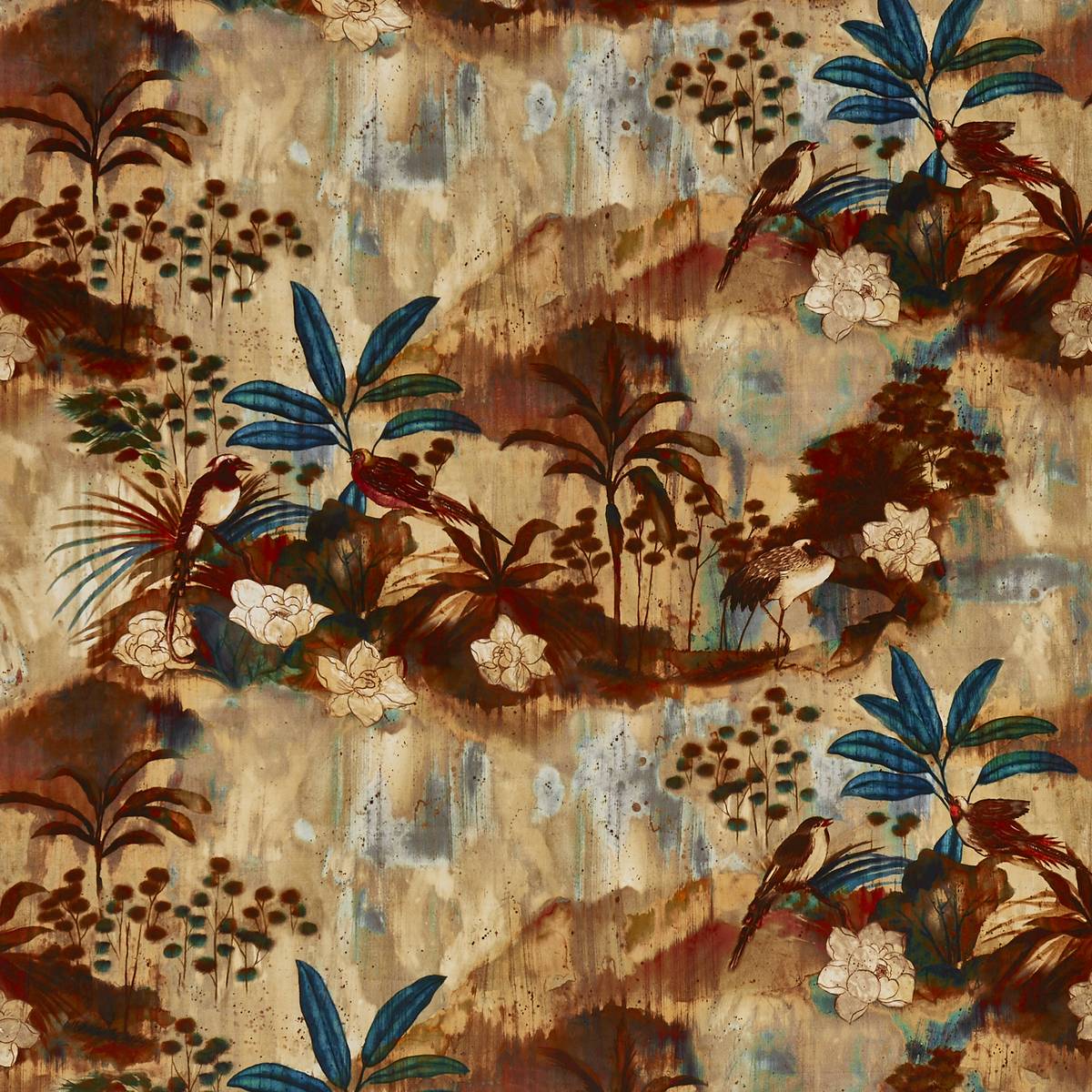 Geisha Clay Pot Fabric by Prestigious Textiles