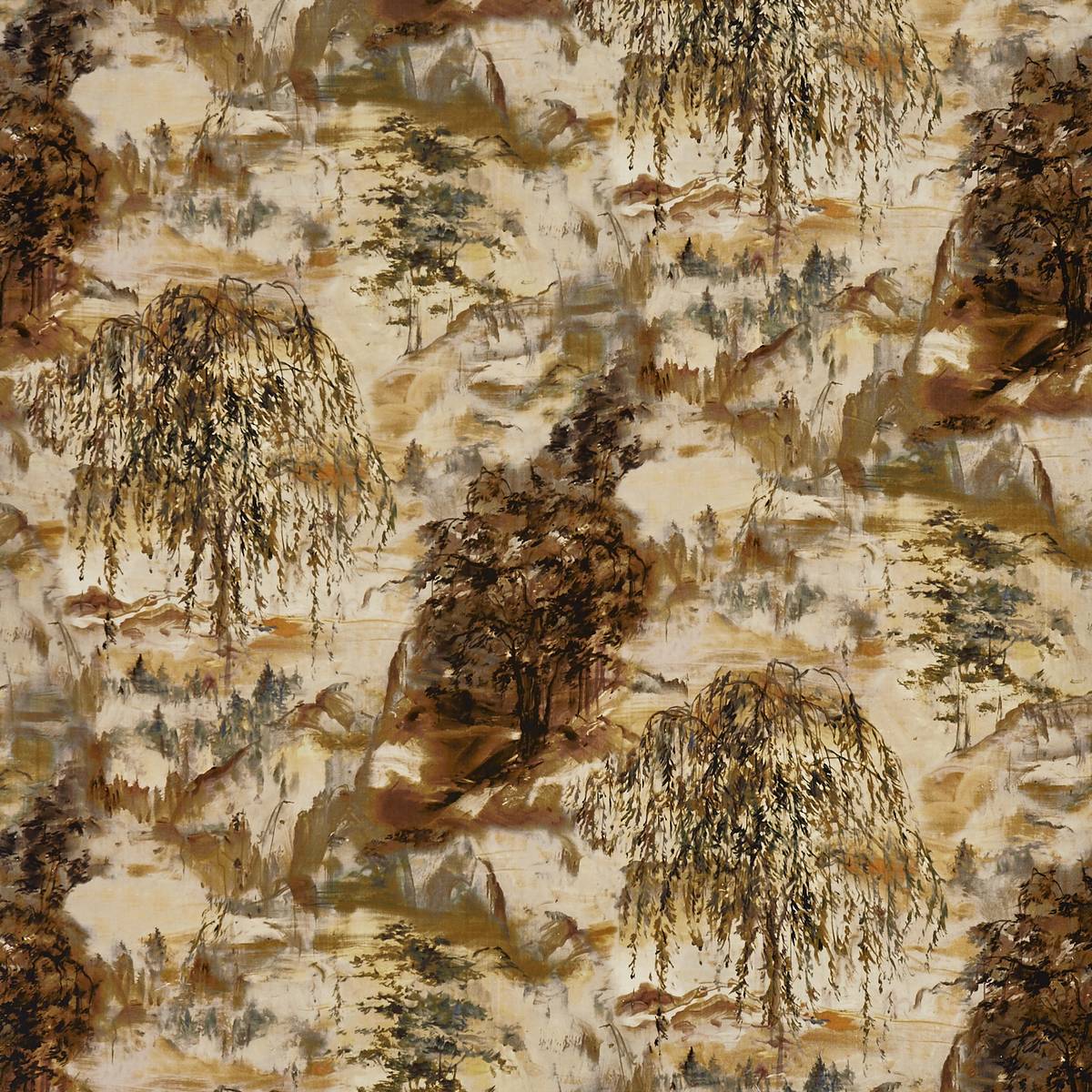 Shan Shui Desert Sand Fabric by Prestigious Textiles