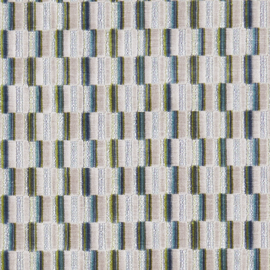 Cubis Peacock Fabric by Clarke & Clarke