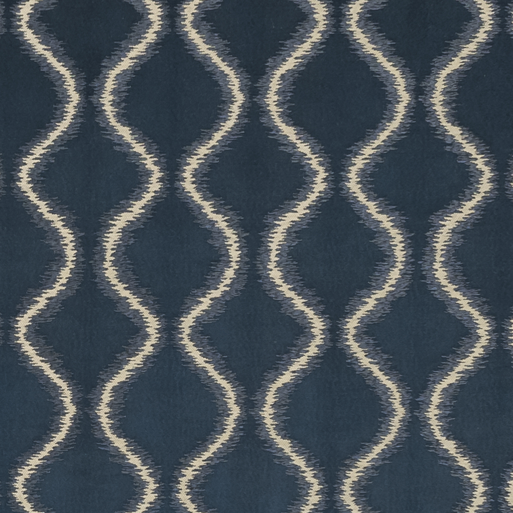 Solare Midnight Fabric by Clarke & Clarke